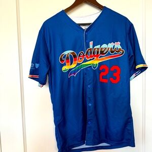 LA Dodgers Pride jersey